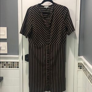 ASOS Striped button down dress